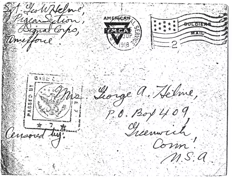 cover with stamps and cancel