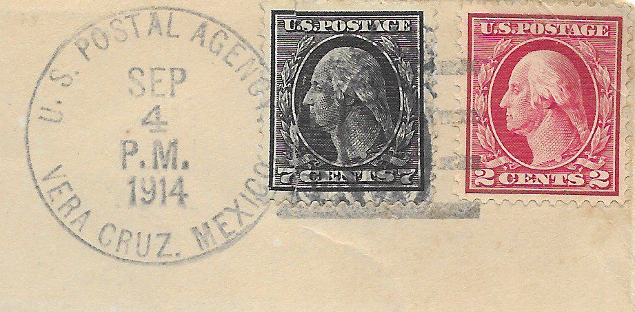 cover with stamps and cancel