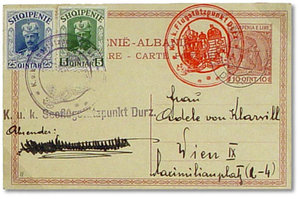 [1916 Durazzo to Vienna]