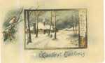 Snow Scene; Christmas Greetings (Tucks)