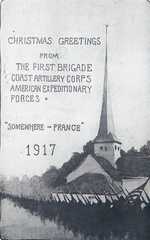 Christmas Card; First Brigade, Coast Artillery AEF