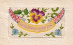 Christmas banner with flap