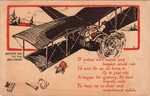 Christmas -  Santa Claus flying bi-plane