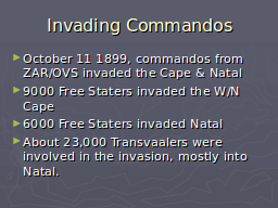 Invading Commandos