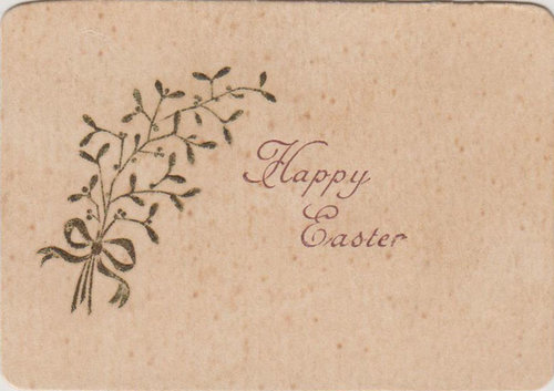 card: Easter british and french flag       