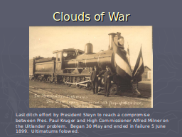 Clouds of War