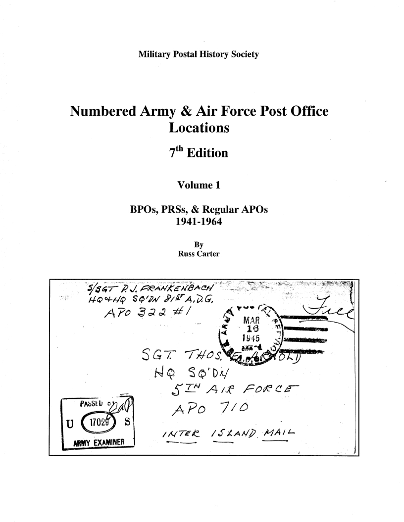APO Book Volume 1